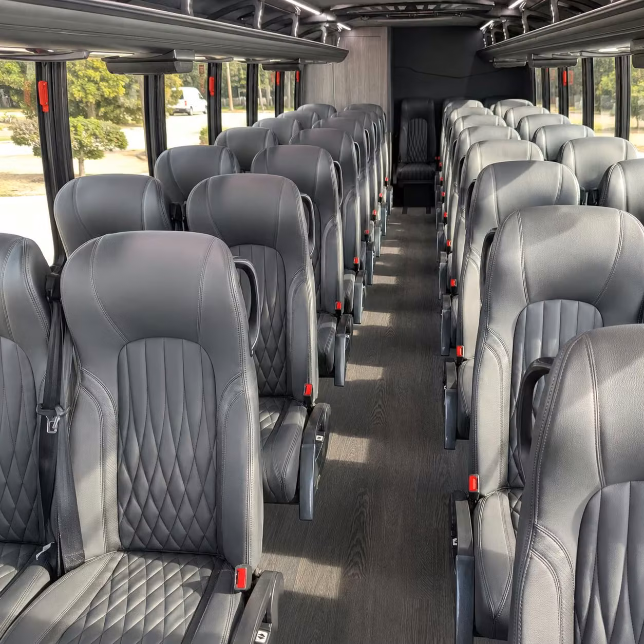 25 passenger minibus inside