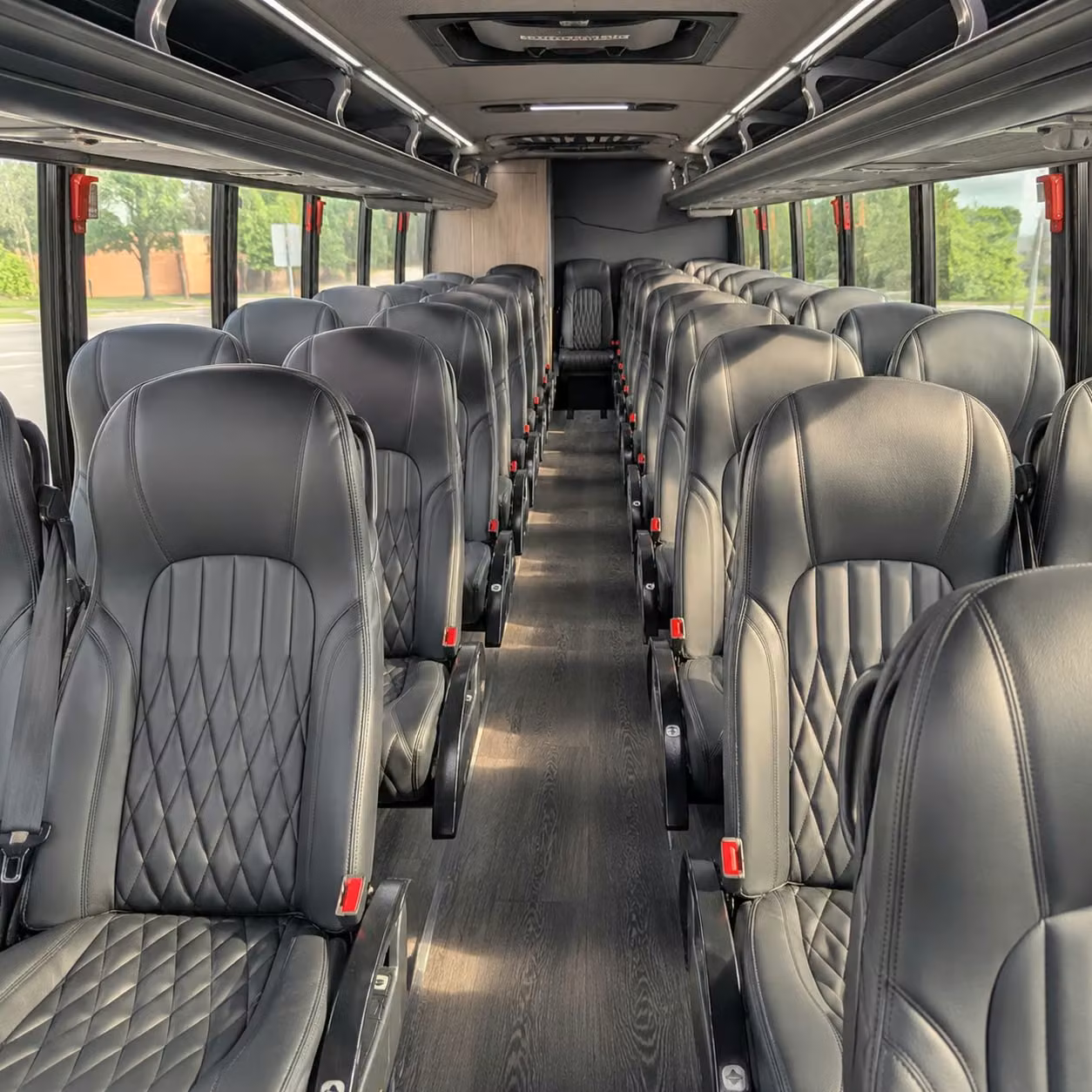 30 passenger minibus inside