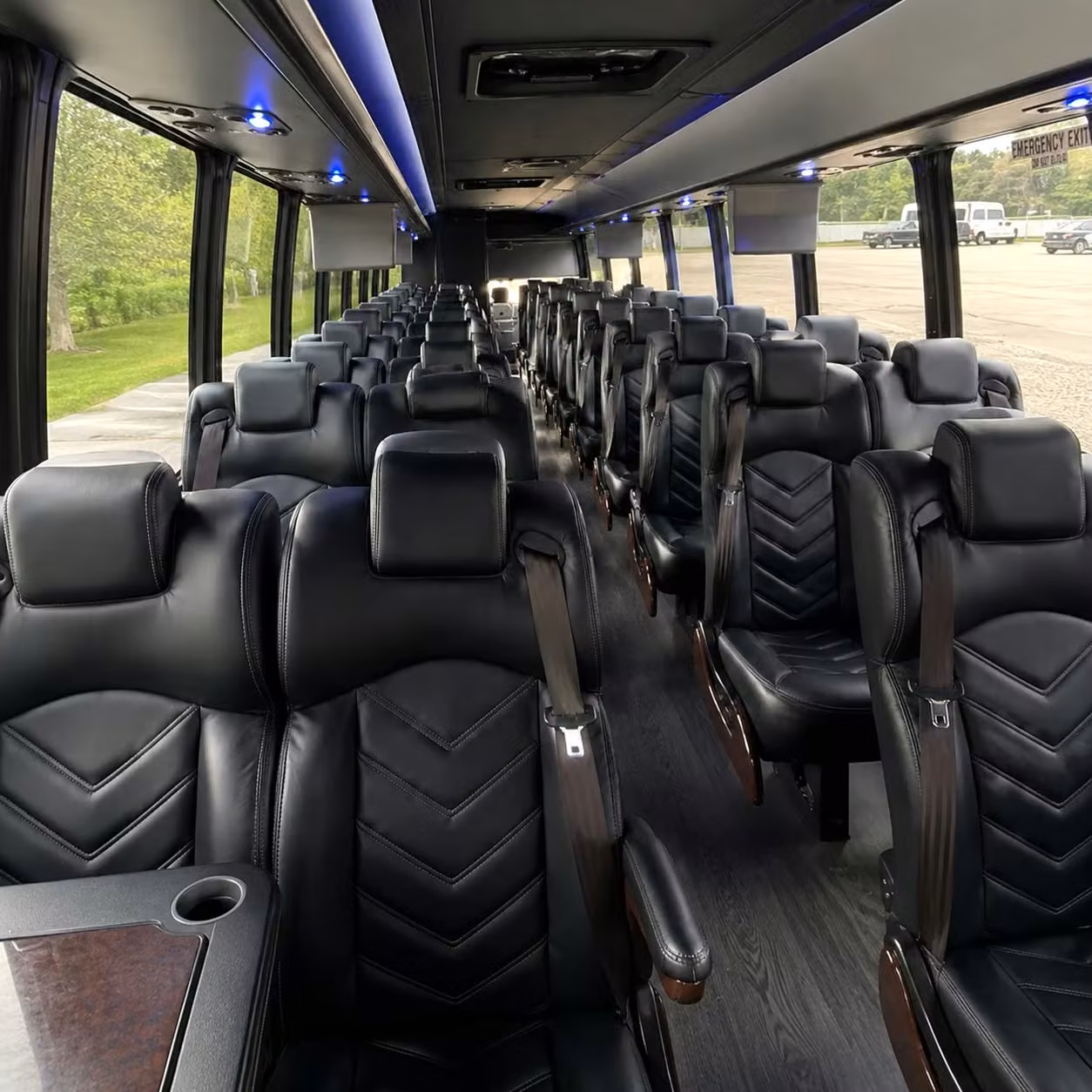 35 passenger minibus inside