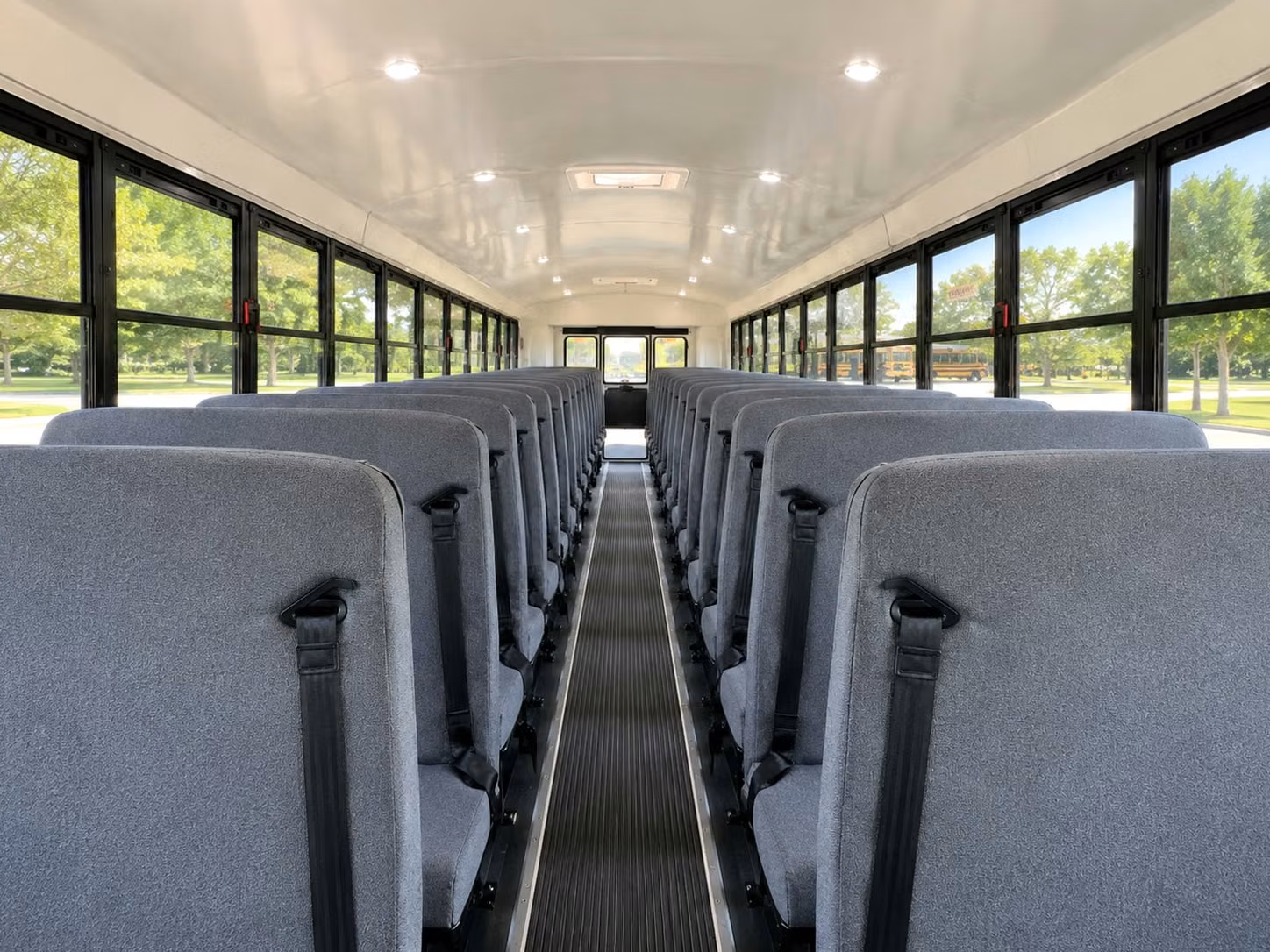 school bus interior
